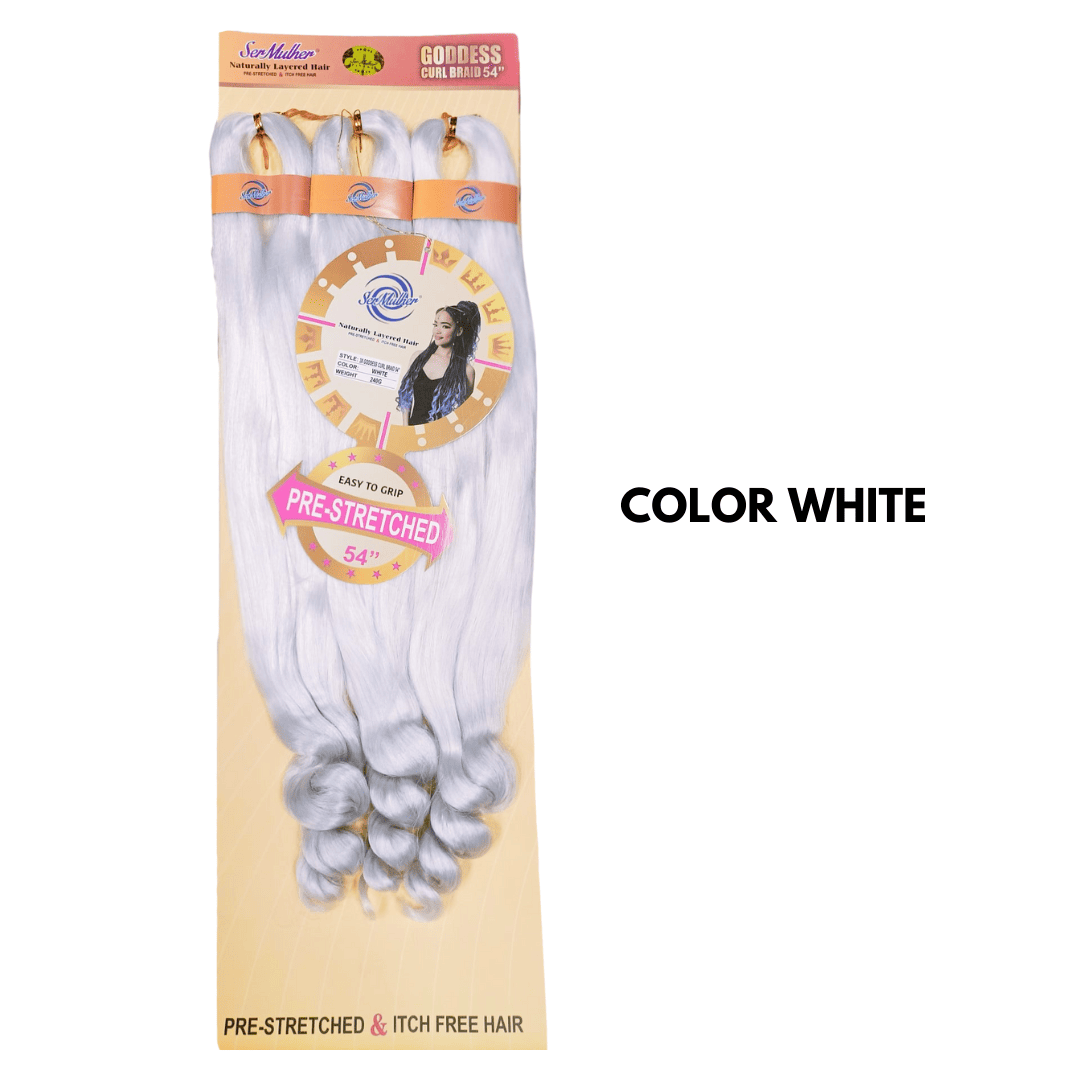 GODDESS CURL BRAID – Extension per treccine afro 70CM, 240GR