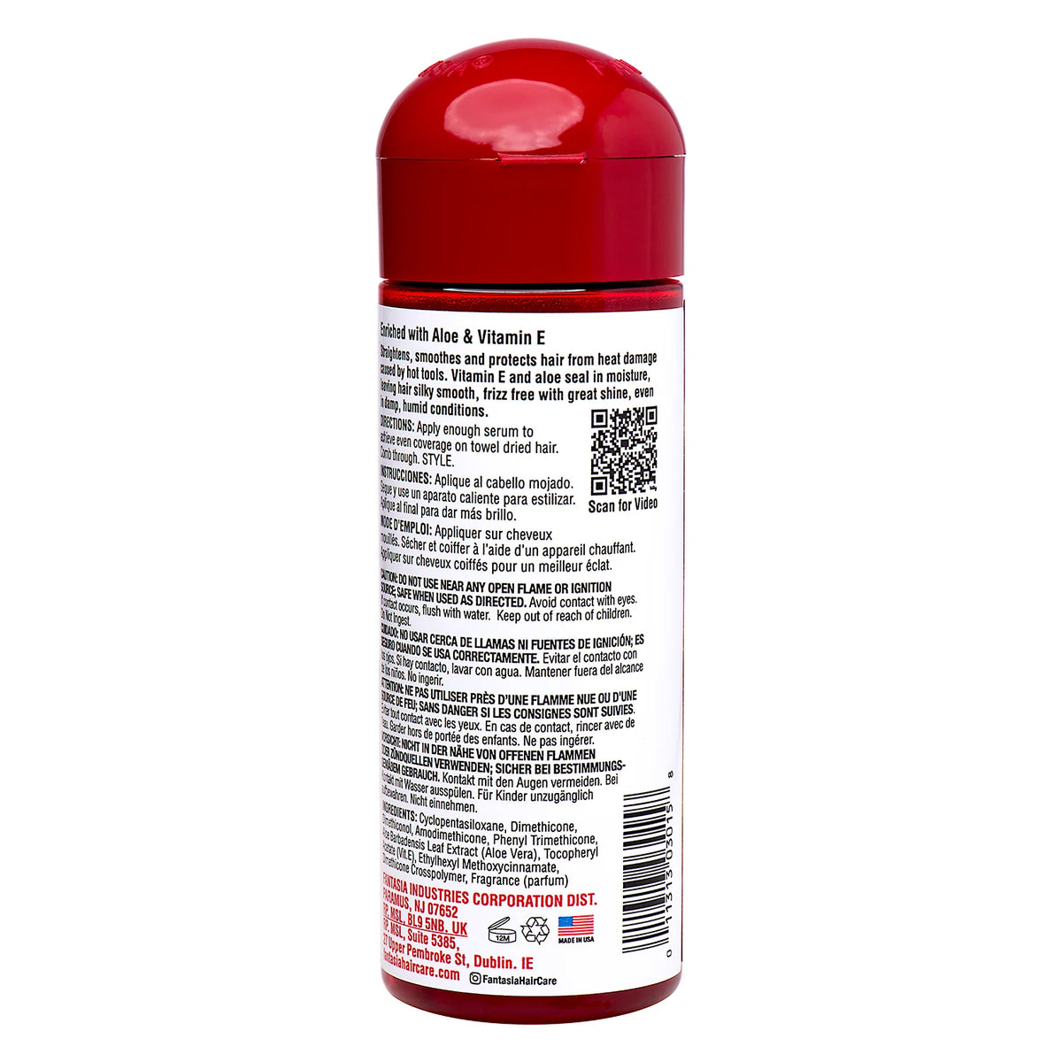 Fantasia IC Heat Protector Straightening Serum 178ml