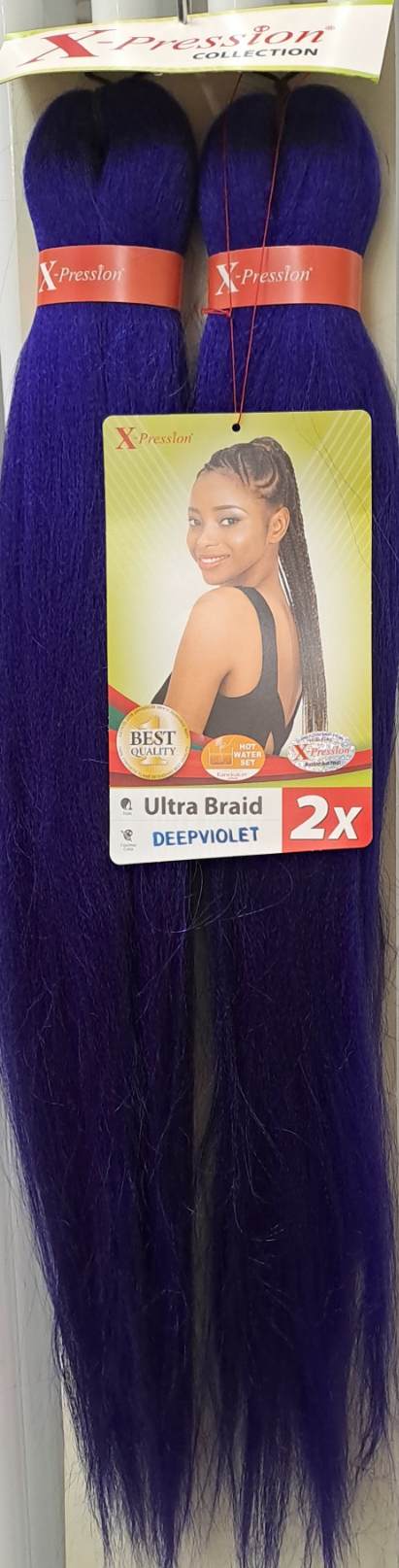 Xpression Hair Extension Braids Braids Kanekalon Pre-stretched 160 g 46''