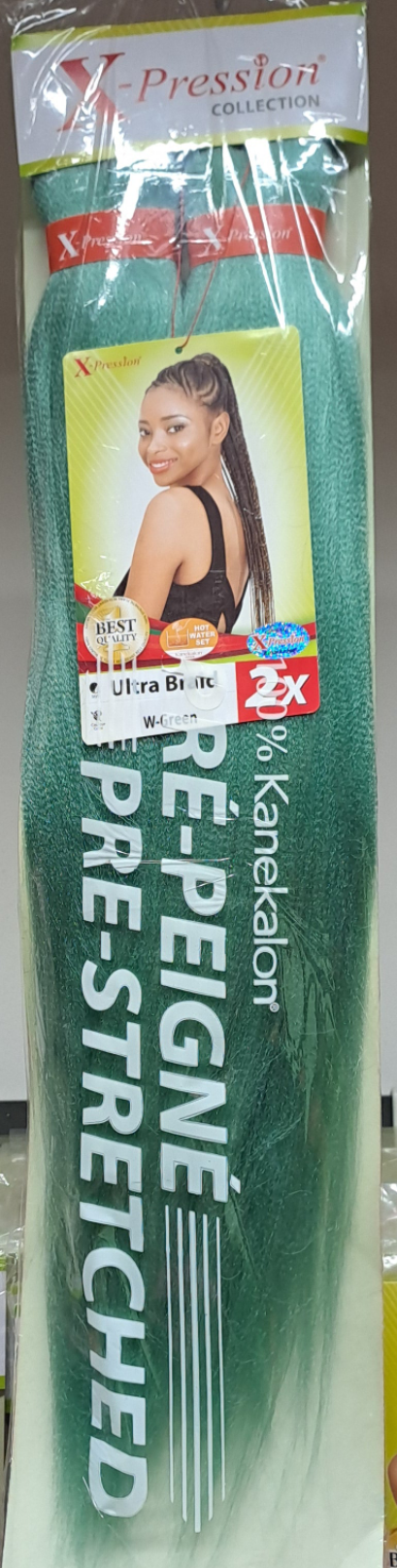 Xpression Hair Extension Braids Braids Kanekalon Pre-stretched 160 g 46''