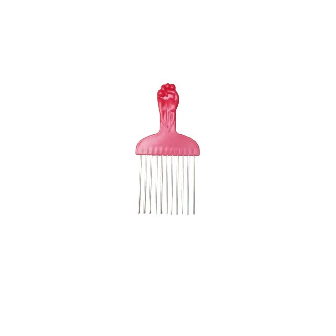 Afro Metal Fist Pick Comb 1 PICS