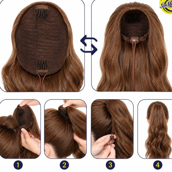 Extension Coda Di Cavallo JACY Capelli Ricci 70 cm