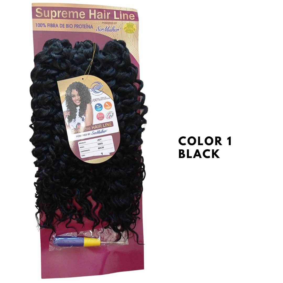 JOY – Extension Crochet Braids in Bioproteina – capelli Ricci 300g