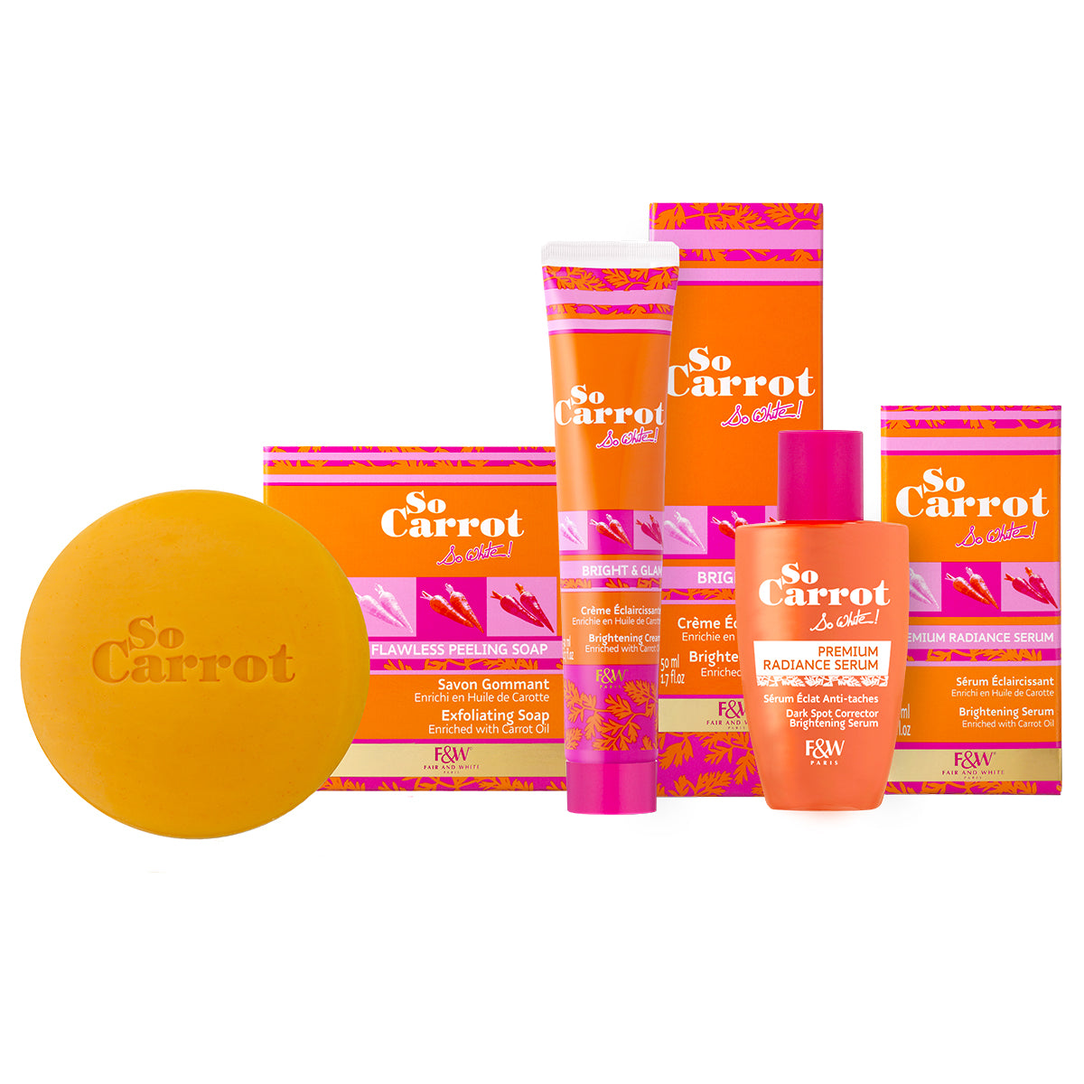 Fair and White Kit So Bright - For Face | So Carrot !