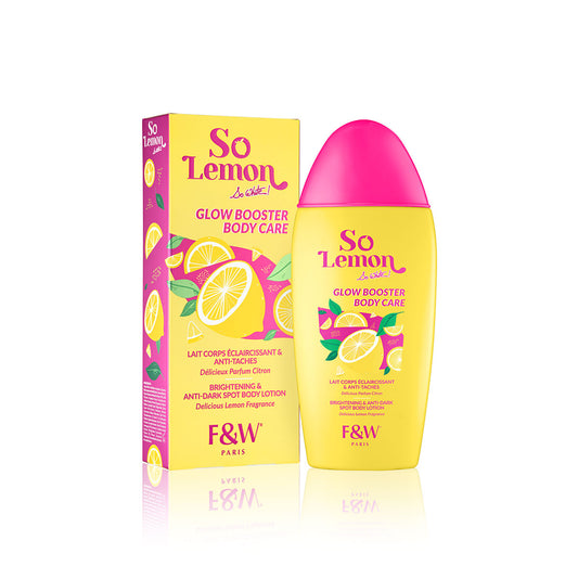 Fair & White So Lemon Brightening & Anti-Dark Spot Body Lotion - Glow Booster Body Care 500 ml / 17.6 fl.oz