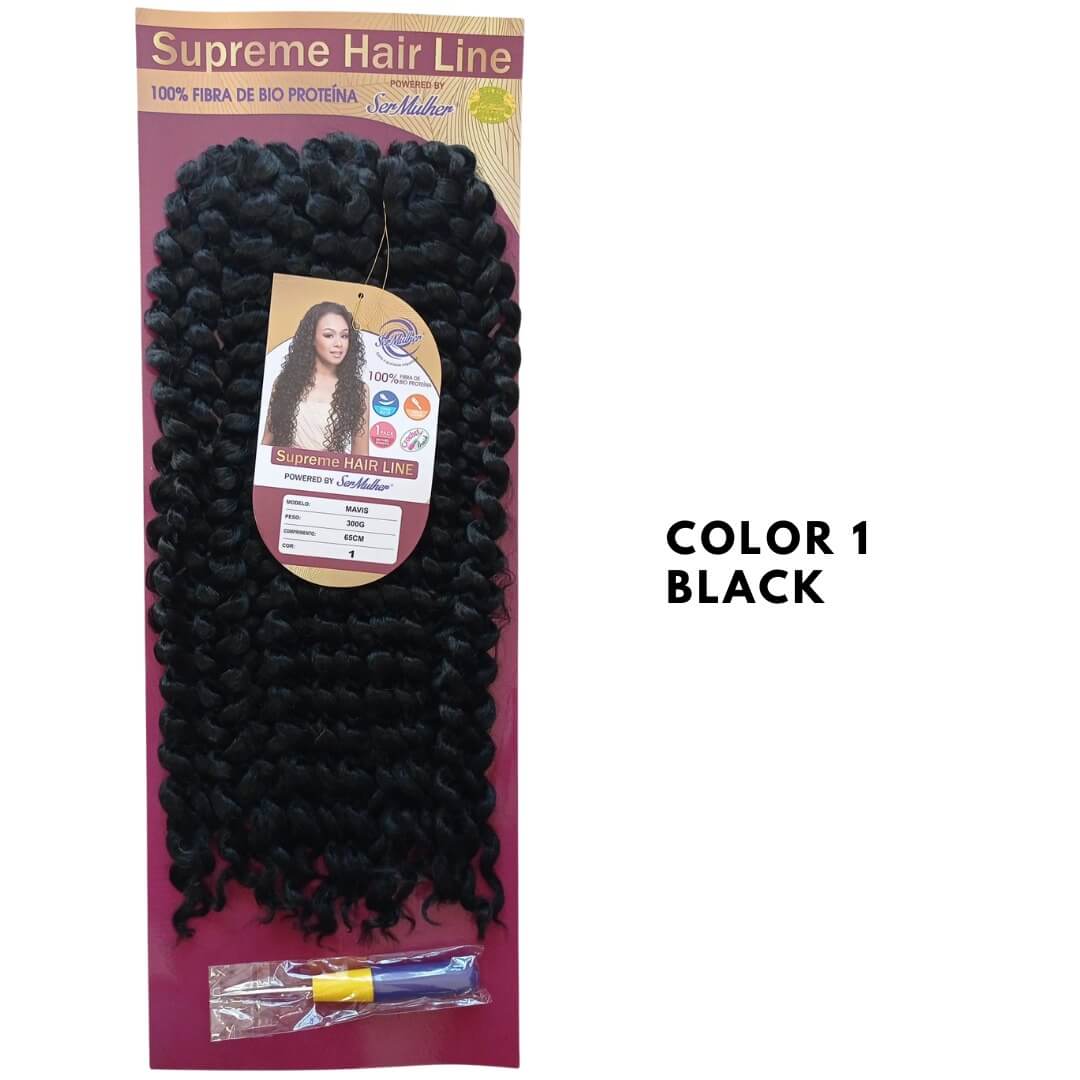 MAVIS – Extension Crochet Braids in Bioproteina – capelli Ricci 65cm 300g