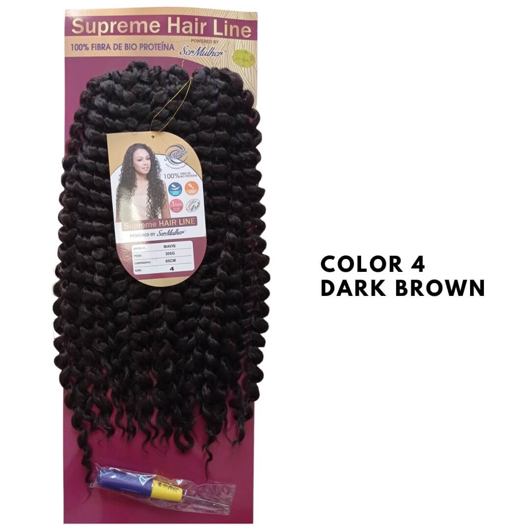 MAVIS – Extension Crochet Braids in Bioproteina – capelli Ricci 65cm 300g