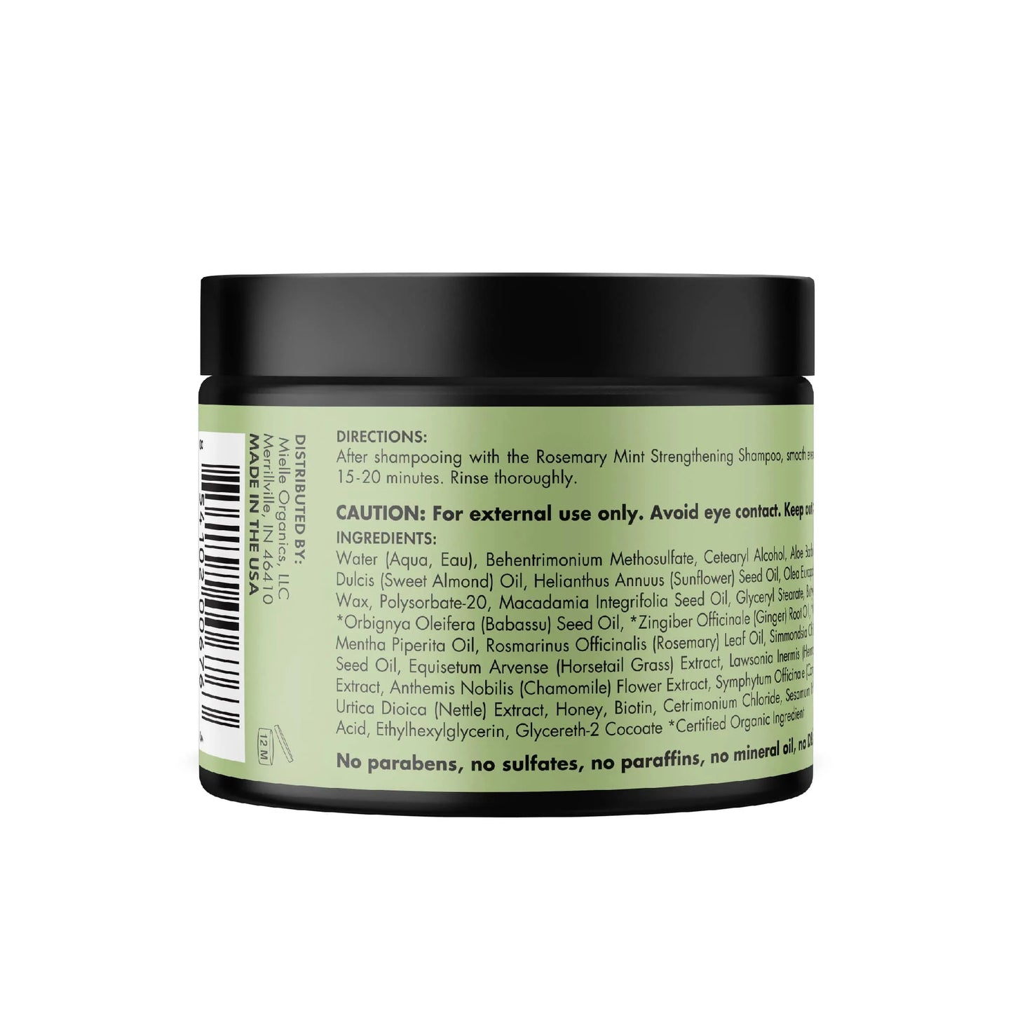 Mielle Rosemary Mint Strengthening Hair Masque 340g 12oz