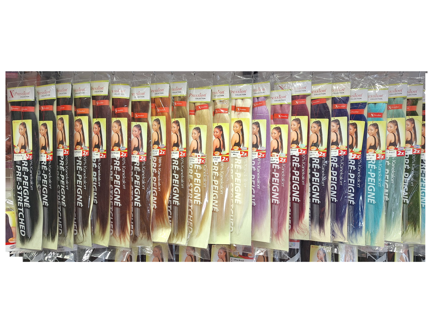 Xpression Hair Extension Braids Braids Kanekalon Pre-stretched 160 g 46''