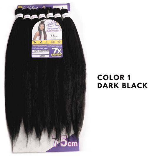 Extension per treccine africane -SUPER JUMBO PREMIUM 75cm, 609 gr