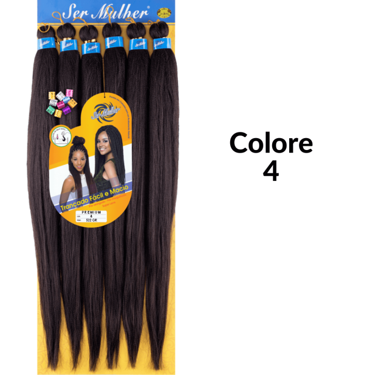 SUPER JUMBO 65cm 552g PREMIUM Extension per treccine africane Pre-stratched