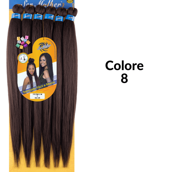 SUPER JUMBO 65cm 552g PREMIUM Extension per treccine africane Pre-stratched