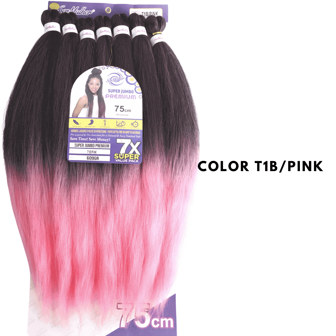Extension per treccine africane -SUPER JUMBO PREMIUM 75cm, 609 gr