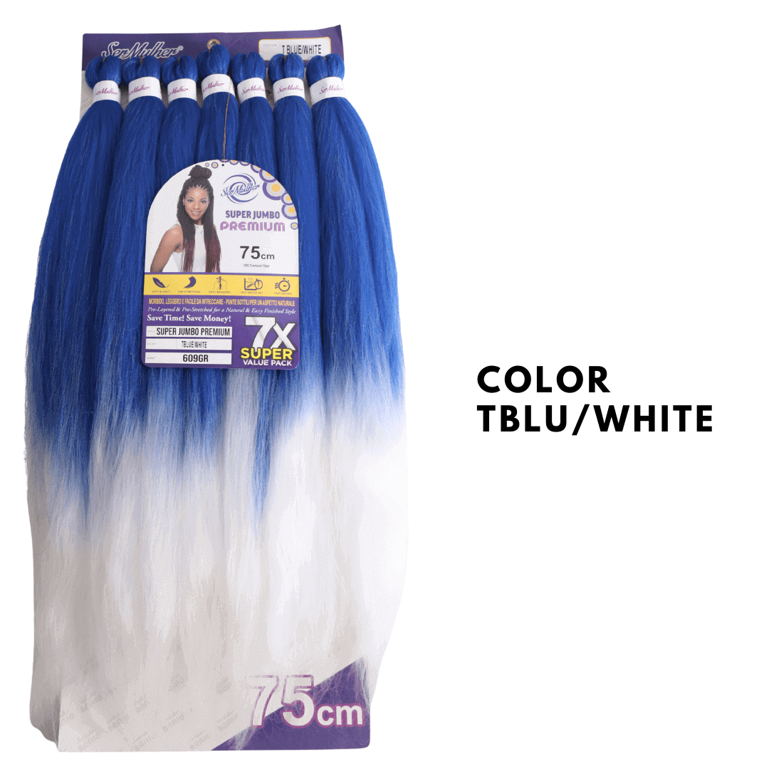 Extension per treccine africane -SUPER JUMBO PREMIUM 75cm, 609 gr