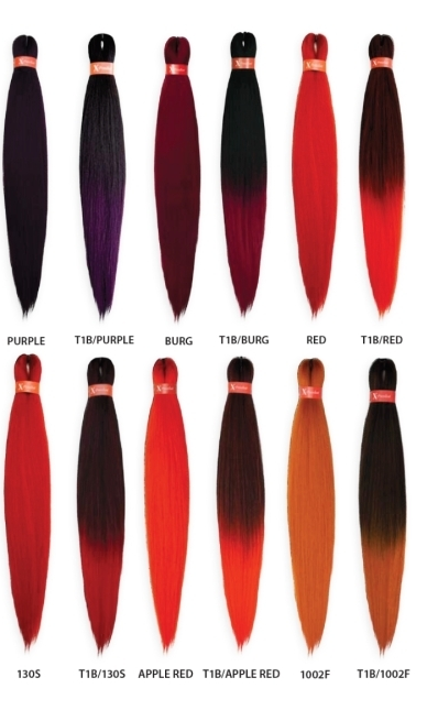 Xpression Hair Extension Braids Braids Kanekalon Pre-stretched 160 g 46''