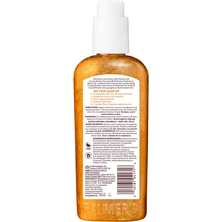 Palmer's Cocoa Butter Formula Shimmer Radiance Body Oil 150ML/ 5.1 fl.oz