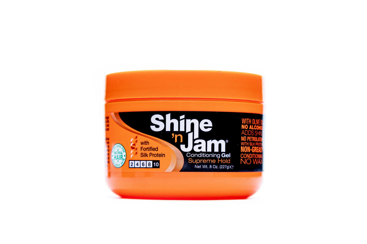 Ampro Shine 'n Jam Supreme Hold Moist Gel 4oz/8oz