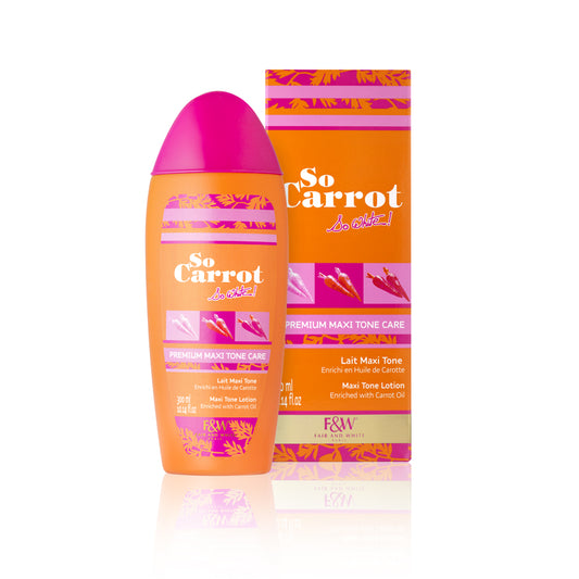 Fair & White So Carrot Premium Maxi Tone CareBrightening Body Lotion 300ml  10.14 fl.oz