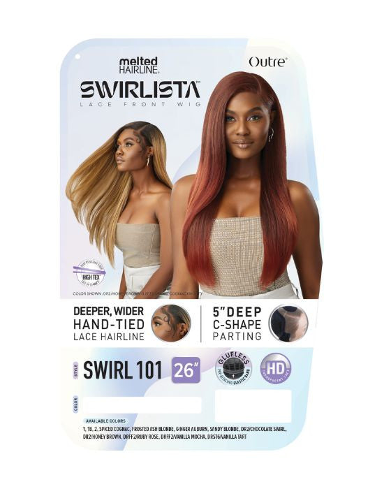Widg Melted Hairline Swirlista -26"Outre Heat resistant 180°190g