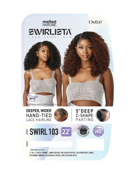 Wig Outre Melted Hairline Swirlista  - Swirl 103 22"