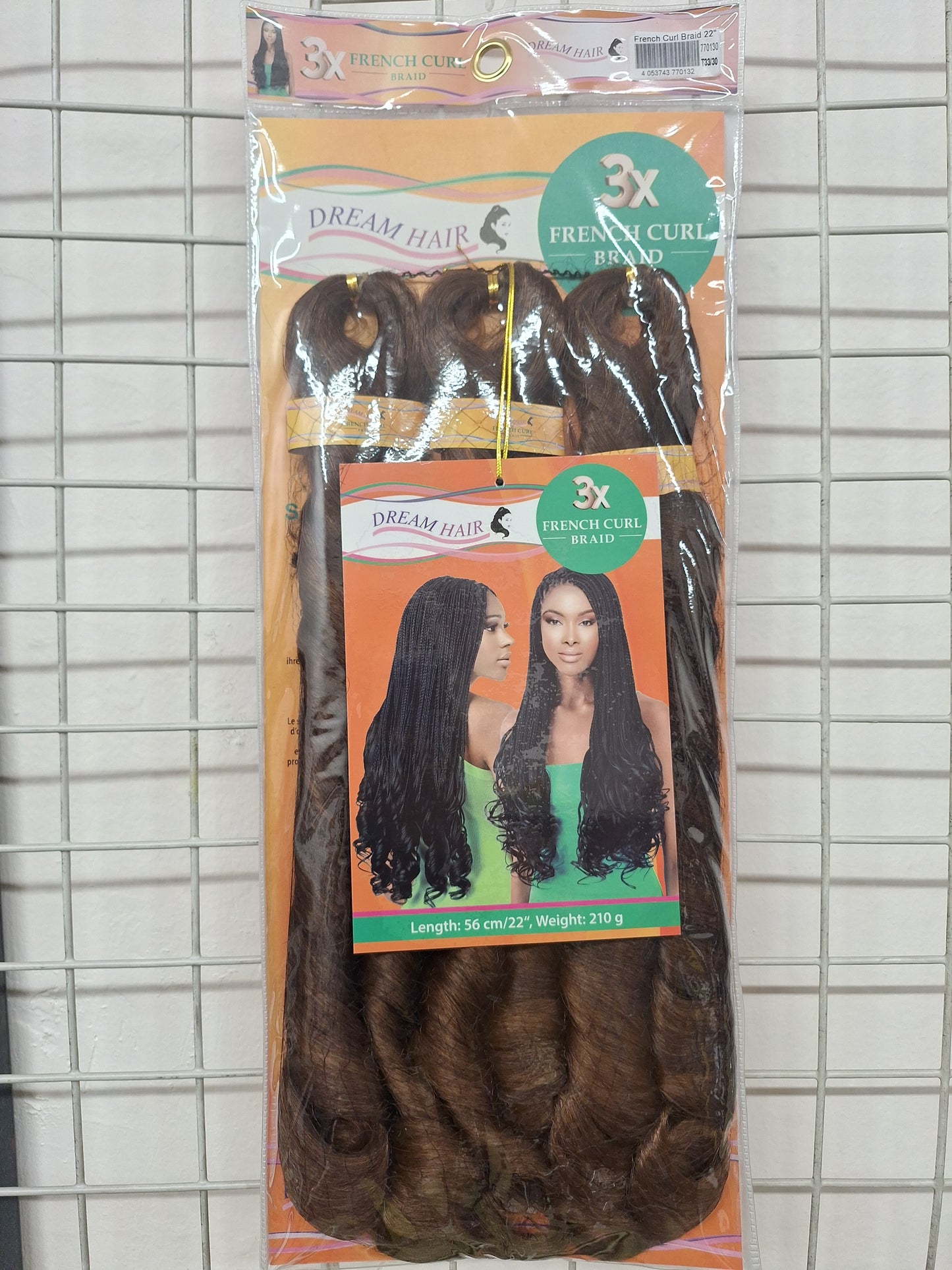 French Curl 3X Braid 56 cm / 22'' 210g synthetic hair