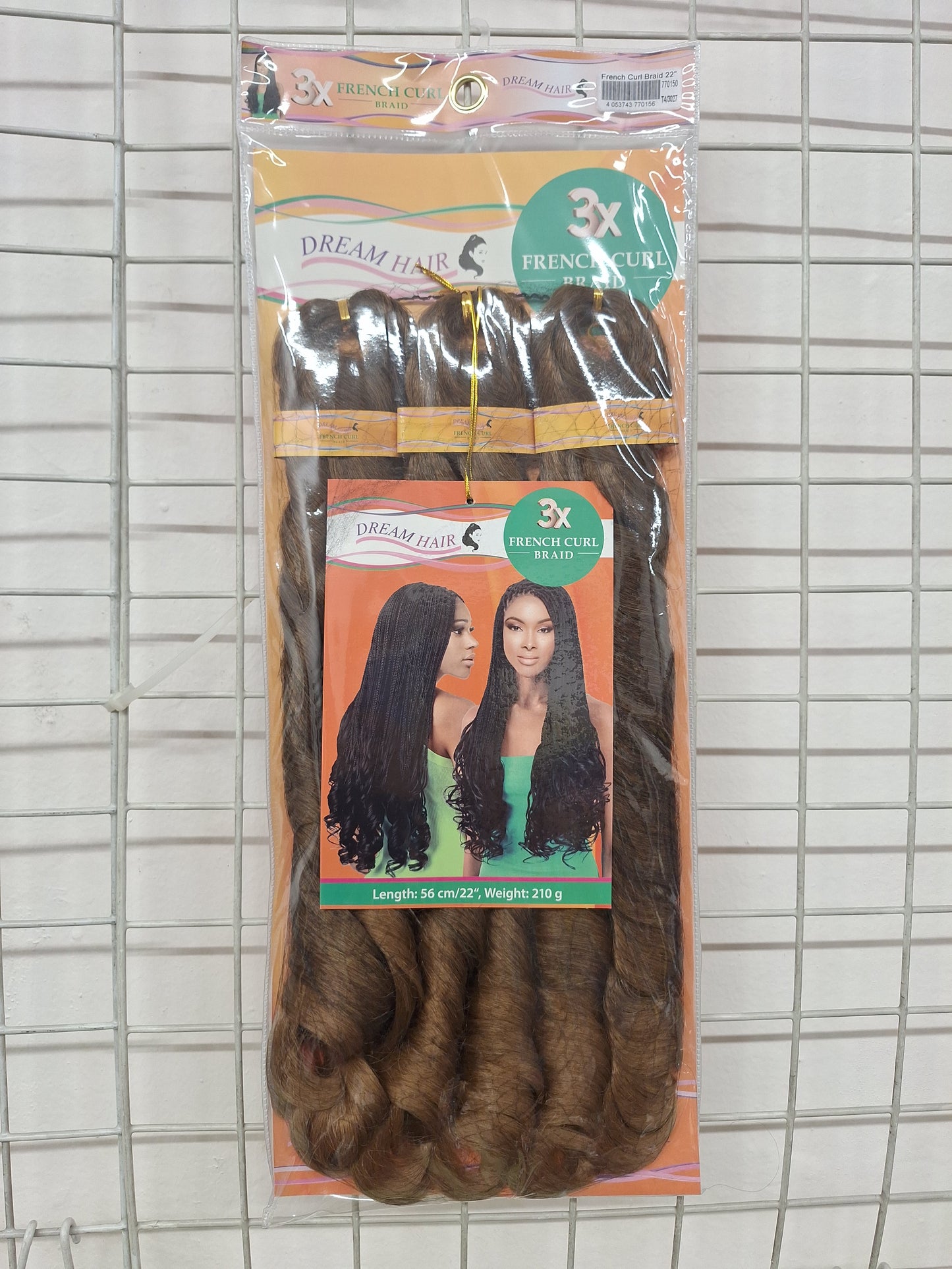 French Curl 3X Braid 56 cm / 22'' 210g synthetic hair
