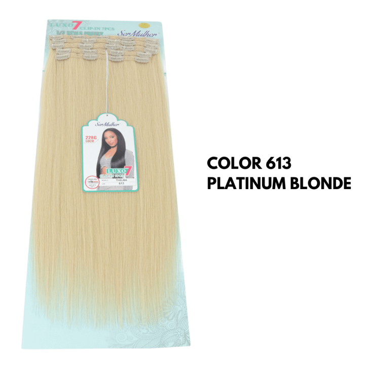 THELMA – 7 Bande di Extension con Clip – capelli lisci 228gr