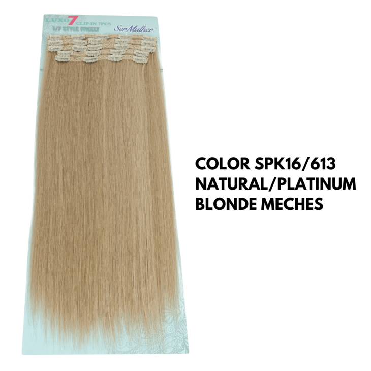 THELMA – 7 Bande di Extension con Clip – capelli lisci 228gr