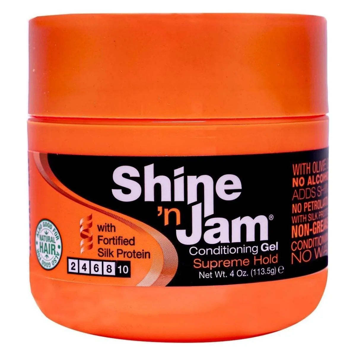 Ampro Shine 'n Jam Supreme Hold Moist Gel 4oz/8oz