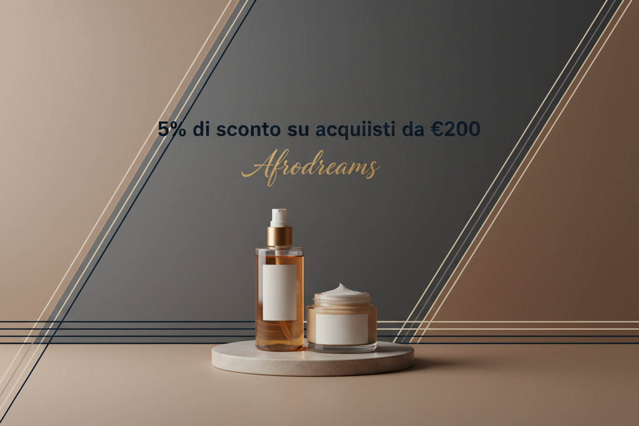 Banner Afrodreams con sconto 5%