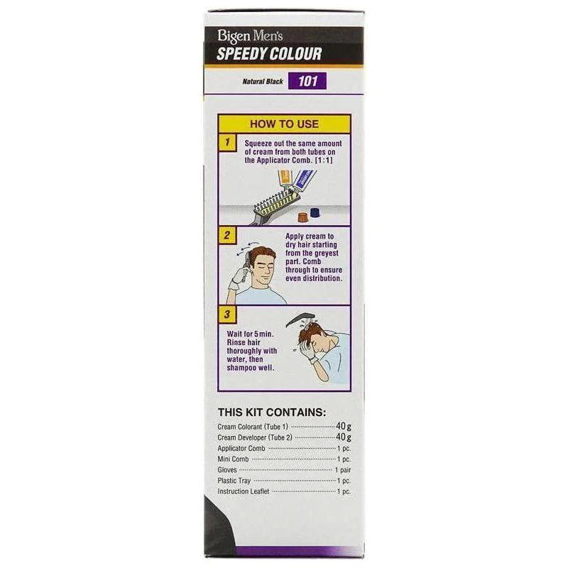 Bigen Men's Speedy Colour Natural Black 101