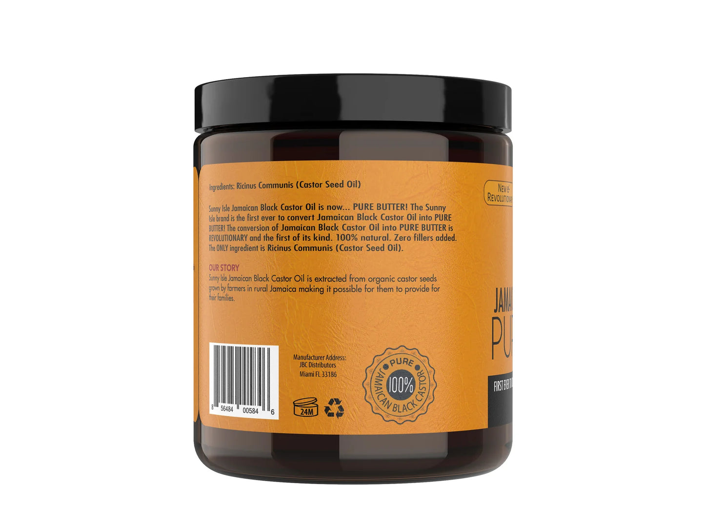 Sunny Isle Jamaican Black Castor Oil Pure Butter  236ml