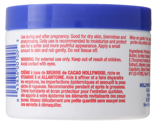 Hollywood Beauty Cocoa Butter Skin Creme 708g. 25oz