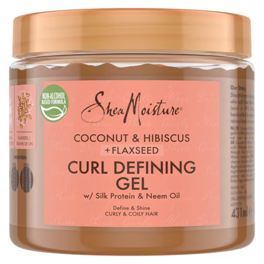 Shea Moisture Coconut & Hibiscus Defining Styling Gel 431ml bonus size