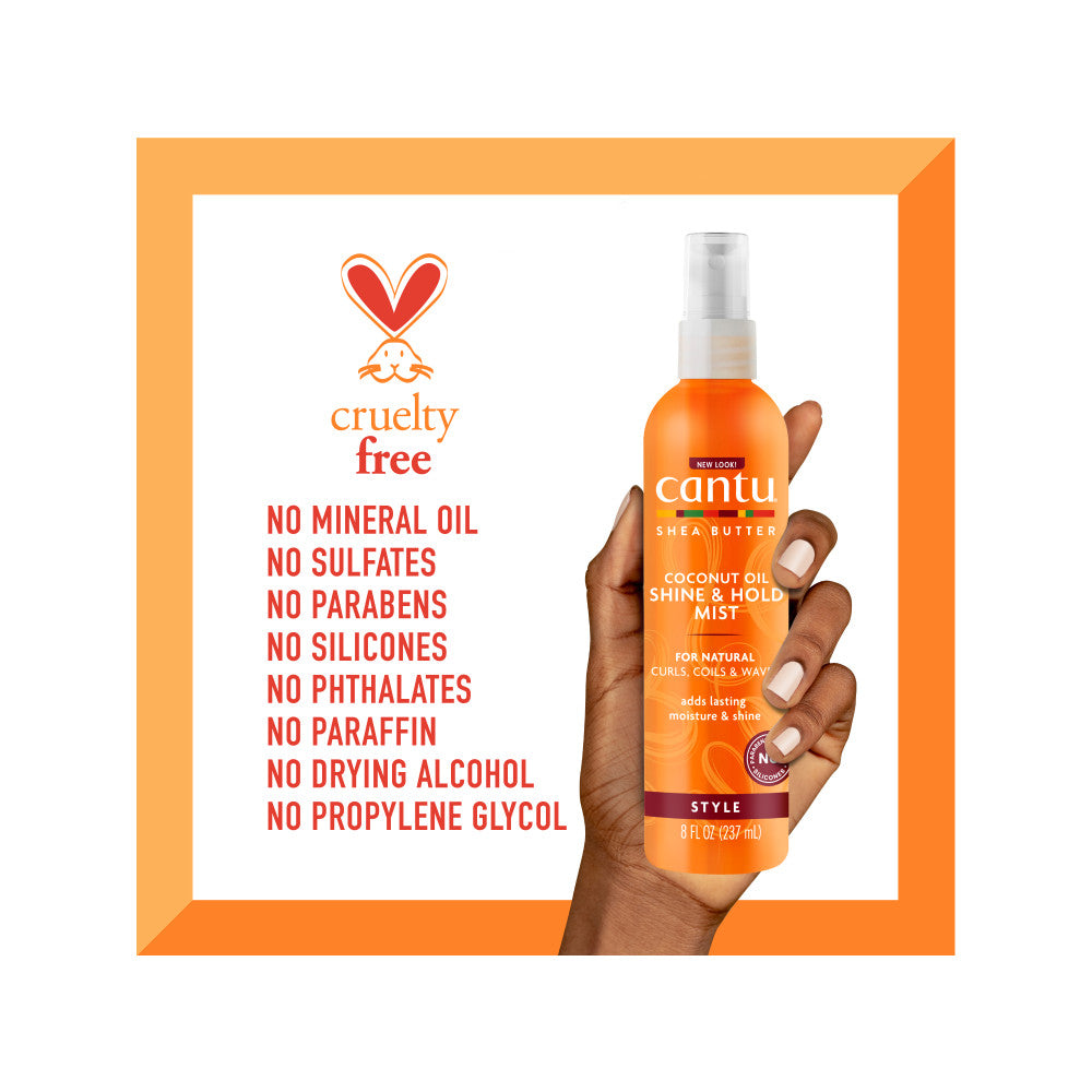 Cantu Coconut Oil Shine & Hold  237ml 8 fl.oz