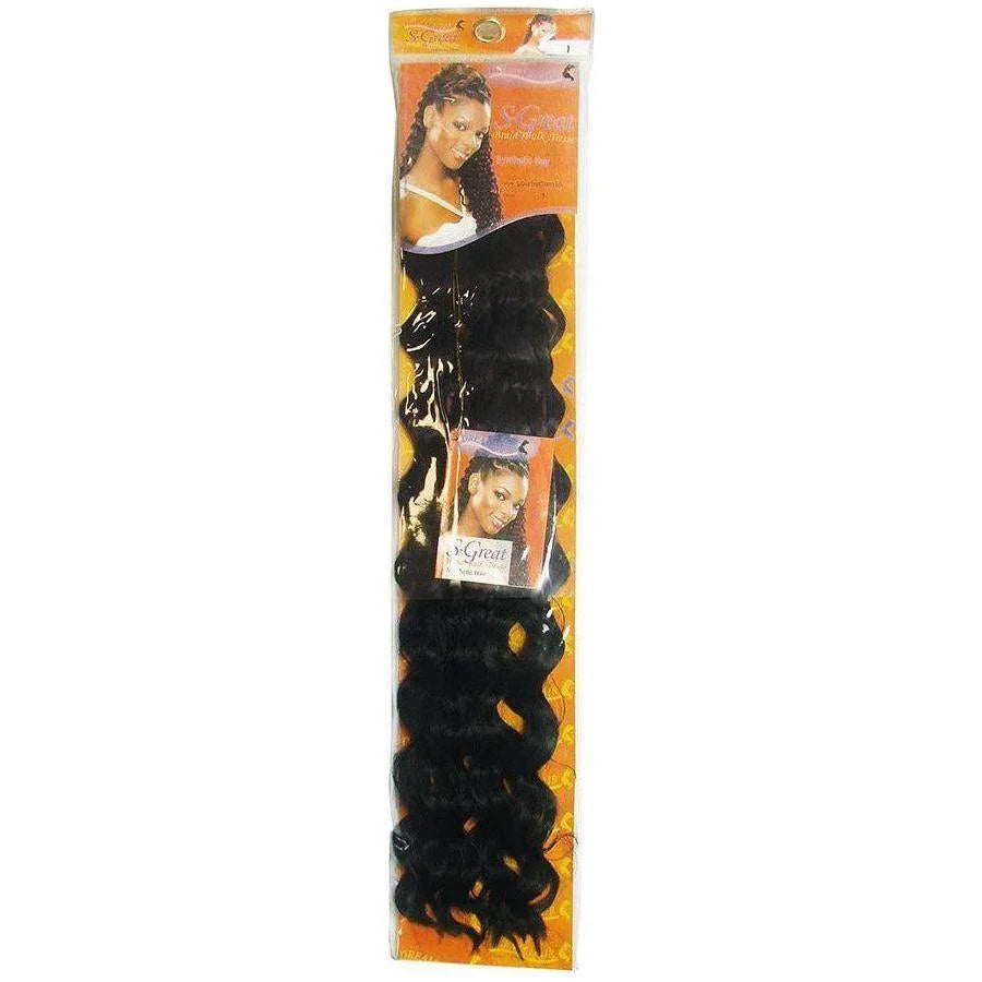 S-Great Braid. Bulk. Weft Synthetic Hair color 2