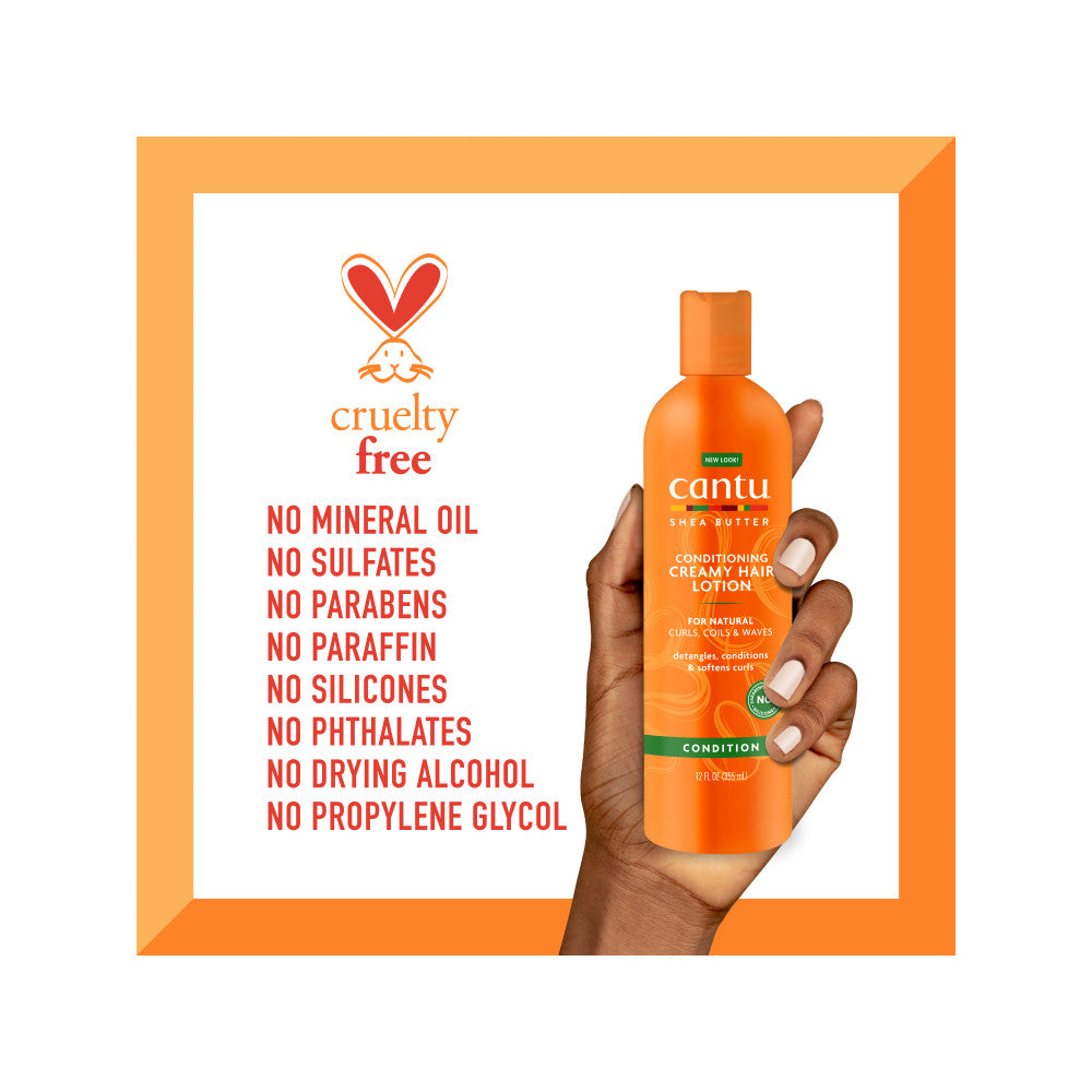 Cantu Shea Butter Natural Hair Conditioning Creamy Hair Lotion 355ml