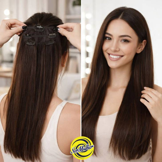 THELMA – 7 Bande di Extension con Clip – capelli lisci 228gr