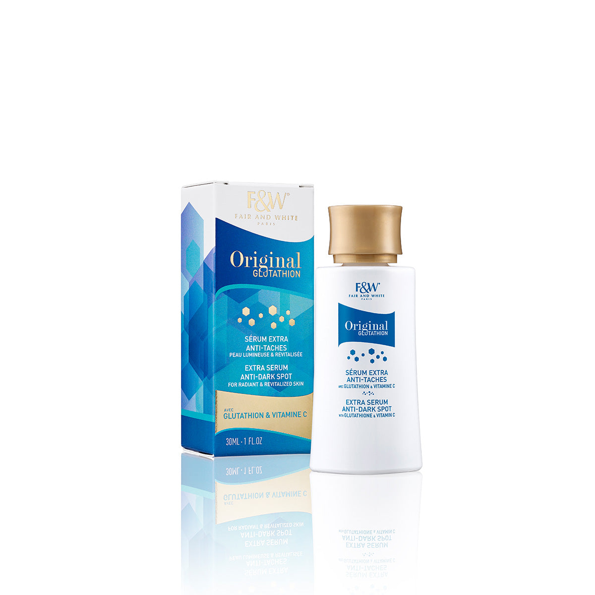 Fair & White  ORIGINAL GLUTATHION ANTI-SPOTS BODY ROUTINE PACK OF 3 PRODUCTS
