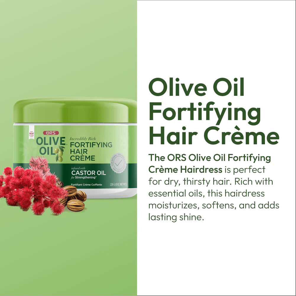 ORS Olive Oil Fortifying Creme Hair Dress for Strengthening 226g  (8.0 oz)