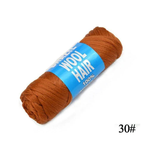 Brazilian Wool Hair 100%  Acrilico lana sintetica per Treccine Braids, Crochet, Twist, DreadLocks, faux lock- 80g
