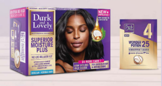 Dark & Lovely Moisture Plus No-Lye Relaxer Regular