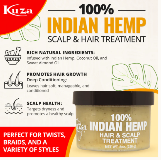 Kuza Indian  Hair  food & and Scalp Treatment, 113g  4 Oz