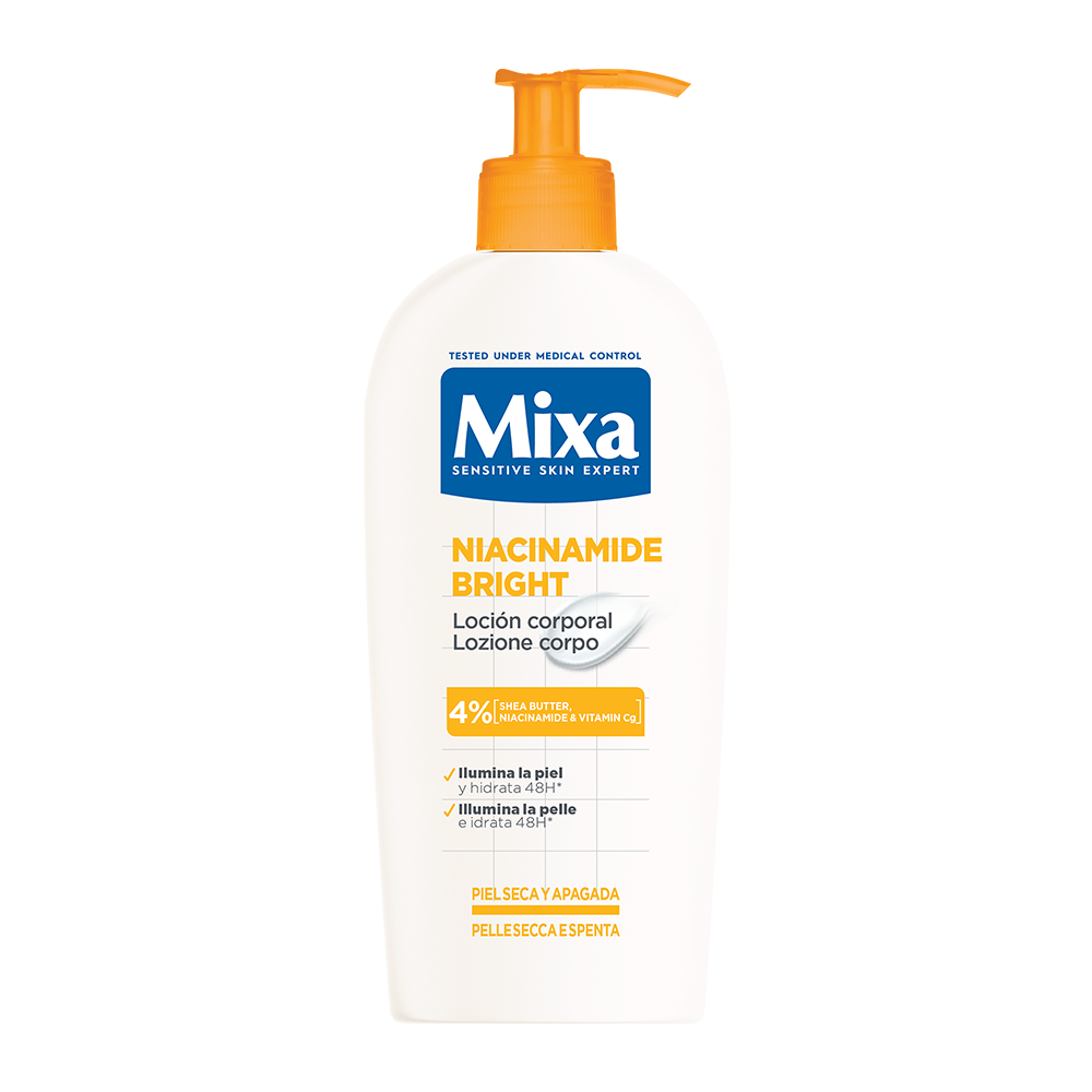 MIXA NIACINAMIDE BRIGHT LOZIONE CORPO PER PELLE SECCA E SPENTA 250ml