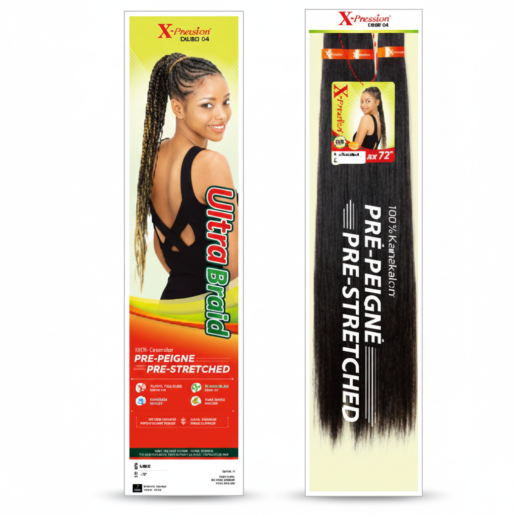 X-Pression - 3x 72  240g Pre-Stretched  Ultra Braid...