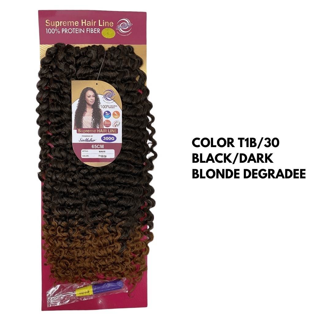 MAVIS – Extension Crochet Braids in Bioproteina – capelli Ricci 65cm 300g