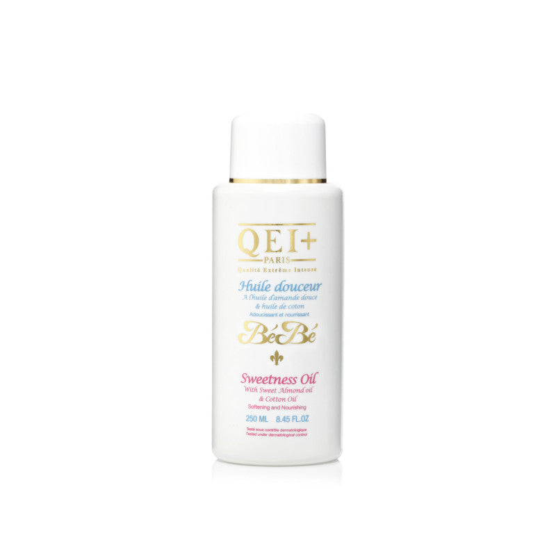 QEI+ Moisturizing Baby Oil - Sweet Almond 250ML