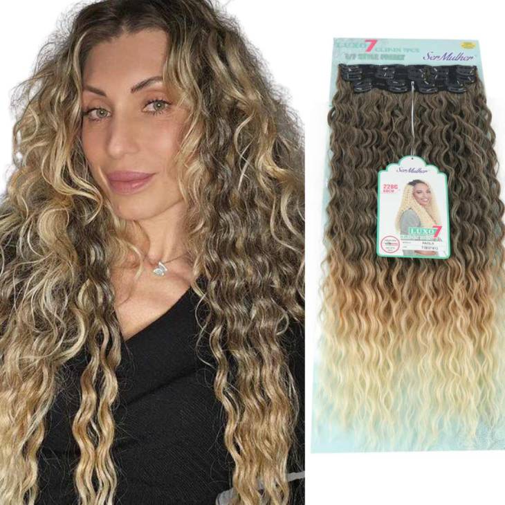 PAOLA – Extension con Clip – capelli Beach Wave