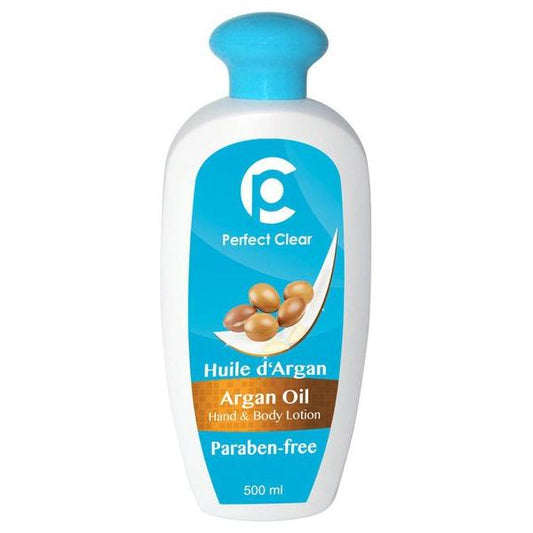 Perfect Clear Argan Oil Hand & Body Lotion, Paraben free 500ml
