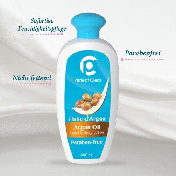 Perfect Clear Argan Oil Hand & Body Lotion, Paraben free 500ml